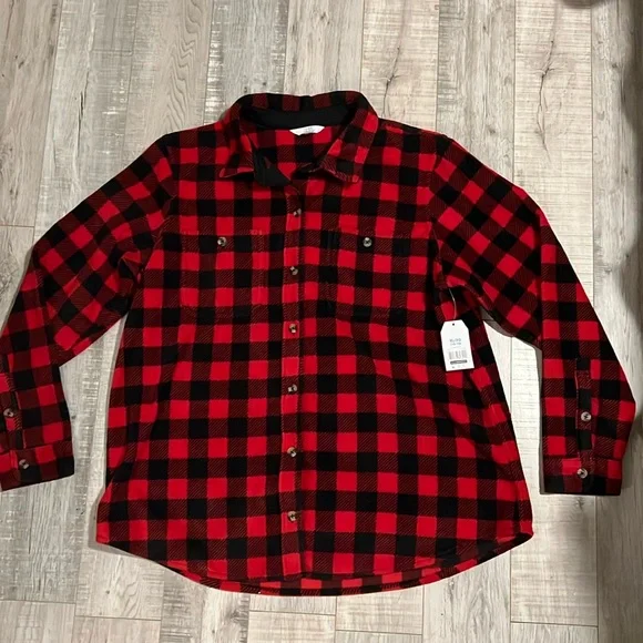 Time and Tru Jackets Coats Time And True Fleece Shacket